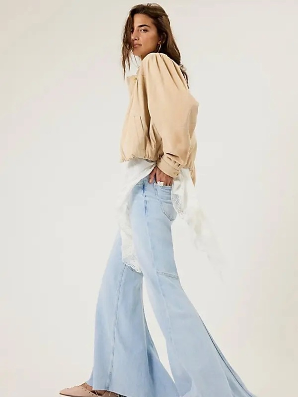 Free People We The Free Live Wire Flare Jeans